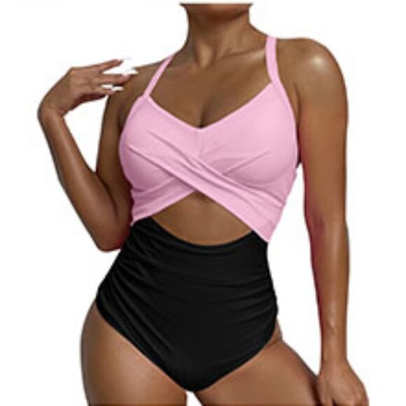 Eomenie Other - Eomenie Women's One Piece Tummy Control Cutout High Waisted Bathing Suit  -Large